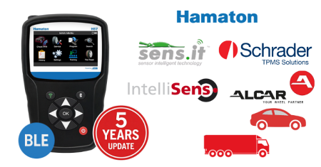 Programator TPMS Hamaton H57 BLE z rozszerzeniem do wszystkich czujników osobowych i ciężarowych na 5 lat!!!