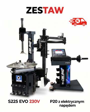 ZESTAW: GIULIANO S 225 EVO 230V + GIULIANO P20 z elektrycznym napędem
