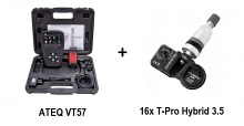 ZESTAW: Programator TPMS ATEQ VT57 + 16 x T-Pro Hybrid 3.5