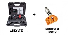 ZESTAW: Programator TPMS ATEQ VT57 + 16 x BH Sens UVS4050