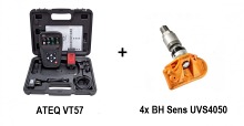 ZESTAW: Programator TPMS ATEQ VT57 + 4 x BH Sens UVS4050