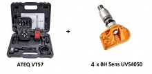 ZESTAW: Programator TPMS ATEQ VT57 + 4 x BH Sens UVS4050