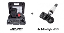 ZESTAW: Programator TPMS ATEQ VT57 + 4 x T-Pro Hybrid 3.5