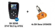 ZESTAW: Programator TPMS BH Sens DT47 by ATEQ + 4 x BH Sens UVS4050