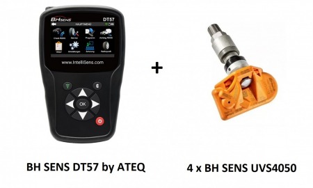 ZESTAW Programator DT57 HUF by ATEQ + 4 x BH Sens UVS4050 3- letnia licencja za FREE na WSZYSTKIE CZUJNIKI