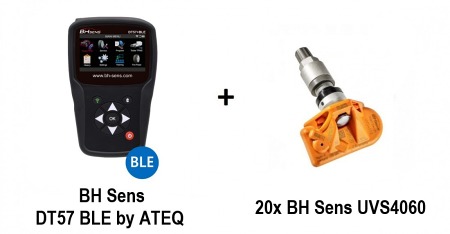 ZESTAW Programator DT57 HUF by ATEQ + 20 x BH Sens UVS4060 3- letnia licencja za FREE na WSZYSTKIE CZUJNIKI