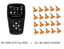 ZESTAW Programator DT57 HUF by ATEQ + 20 x BH Sens UVS4050 3- letnia licencja za FREE na WSZYSTKIE CZUJNIKI