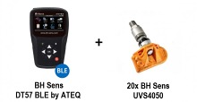 ZESTAW Programator DT57 HUF by ATEQ + 20 x BH Sens UVS4050 3- letnia licencja za FREE na WSZYSTKIE CZUJNIKI