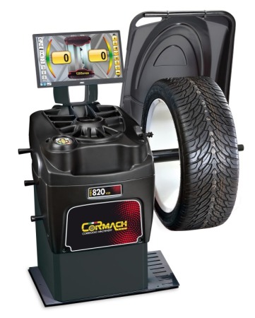 Wyważarka do kół osobowych CORMACH MEC 820 VDL-P Sonar + LASER + KIT APP (apikacja)