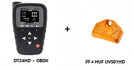 PROMOCJA!!! Urządzenie BH Sens DT24HD OBDII + 20 czujników HUF UVS01HD