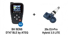 ZESTAW: Programator TPMS BH Sens DT47 by ATEQ + 20 x EU-Pro Hybrid 3.5 LITE