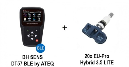 ZESTAW Programator DT57 HUF by ATEQ + 20 x EU-Pro Hybrid 3.5 LITE